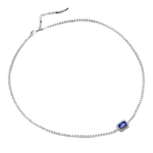 Load image into Gallery viewer, Women Rectangle Cubic Zirconia Choker Necklaces freeshipping - Tyche Ace