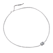 Load image into Gallery viewer, Women Rectangle Cubic Zirconia Choker Necklaces freeshipping - Tyche Ace
