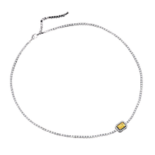 Load image into Gallery viewer, Women Rectangle Cubic Zirconia Choker Necklaces freeshipping - Tyche Ace