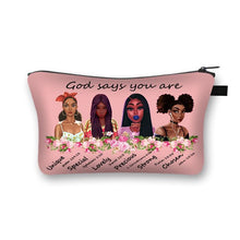 Load image into Gallery viewer, Women Red Lips Print Cosmetic Makeup Bag freeshipping - Tyche Ace