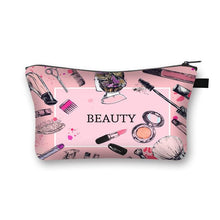 Load image into Gallery viewer, Women Red Lips Print Cosmetic Makeup Bag freeshipping - Tyche Ace