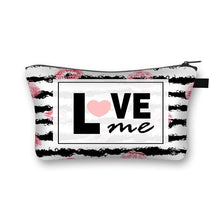 Load image into Gallery viewer, Women Red Lips Print Cosmetic Makeup Bag freeshipping - Tyche Ace