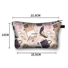 Load image into Gallery viewer, Women Red Lips Print Cosmetic Makeup Bag freeshipping - Tyche Ace