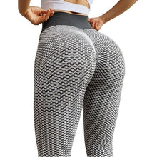 Load image into Gallery viewer, Women Seamless Grid High Waist Push Up Gym Yoga Leggings freeshipping - Tyche Ace
