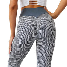 Load image into Gallery viewer, Women Seamless Grid High Waist Push Up Gym Yoga Leggings freeshipping - Tyche Ace