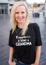 Load image into Gallery viewer, Women Short Sleeve Happiness Is Being A Grandma T-Shirt freeshipping - Tyche Ace