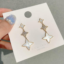 Load image into Gallery viewer, Women Simple Flower Tassel Long Style Earrings freeshipping - Tyche Ace