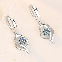 Load image into Gallery viewer, Women Sterling Silver Crystal Zircon Earrings freeshipping - Tyche Ace