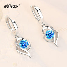 Load image into Gallery viewer, Women Sterling Silver Crystal Zircon Earrings freeshipping - Tyche Ace