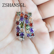 Load image into Gallery viewer, Women Sterling Silver Ear Studs freeshipping - Tyche Ace