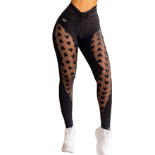 Load image into Gallery viewer, Women Stretchy Hip Up Woven Lace Heart Printed design Slim leggings Joggers freeshipping - Tyche Ace
