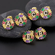 Load image into Gallery viewer, Women Stunning Colourful Letter Alphabet Stud Earrings freeshipping - Tyche Ace