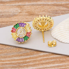 Load image into Gallery viewer, Women Stunning Colourful Letter Alphabet Stud Earrings freeshipping - Tyche Ace