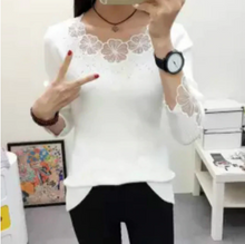 Load image into Gallery viewer, Women Stunning Slim Knitted Lace Patchwork Sweaters freeshipping - Tyche Ace