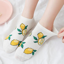 Load image into Gallery viewer, Women Sumptuously Soft Fruit Design Short Ankle Socks freeshipping - Tyche Ace