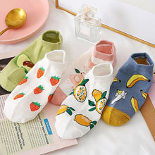 Load image into Gallery viewer, Women Sumptuously Soft Fruit Design Short Ankle Socks freeshipping - Tyche Ace