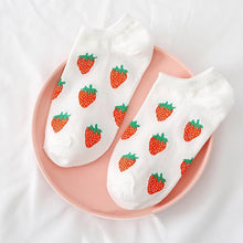 Load image into Gallery viewer, Women Sumptuously Soft Fruit Design Short Ankle Socks freeshipping - Tyche Ace