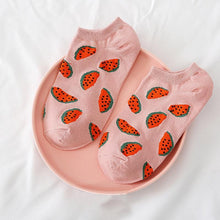 Load image into Gallery viewer, Women Sumptuously Soft Fruit Design Short Ankle Socks freeshipping - Tyche Ace