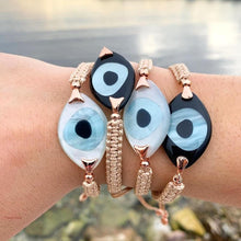 Load image into Gallery viewer, Women Turkish Evil Eye Bohemian Handmade Friendship Braided Rope Bracelets freeshipping - Tyche Ace