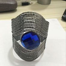 Load image into Gallery viewer, Women Unique Design Wire Multilayer Stone Wide Bangle freeshipping - Tyche Ace