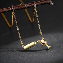 Load image into Gallery viewer, Women Unique Love Wine Design Cubic Zirconia Necklaces freeshipping - Tyche Ace
