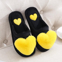 Load image into Gallery viewer, Non Slip Plush Heart Design Fluffy Slippers For Women freeshipping - Tyche Ace