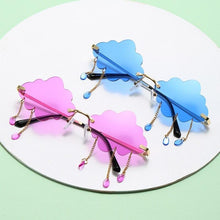 Load image into Gallery viewer, Women Vintage Clouds Tassel Rimless Frameless Driving Glasses freeshipping - Tyche Ace