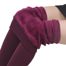 Load image into Gallery viewer, Women Warm Casual Knitted Velvet Elastic Skinny Leggings freeshipping - Tyche Ace
