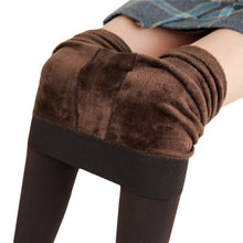 Load image into Gallery viewer, Women  Warm High Waist Thick Velvet Stretchy Leggings freeshipping - Tyche Ace