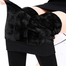 Load image into Gallery viewer, Women  Warm High Waist Thick Velvet Stretchy Leggings freeshipping - Tyche Ace
