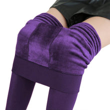 Load image into Gallery viewer, Women  Warm High Waist Thick Velvet Stretchy Leggings freeshipping - Tyche Ace