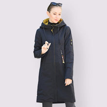 Load image into Gallery viewer, Women Warm Thin Cotton Long Outwear Hooded Parka Jacket freeshipping - Tyche Ace