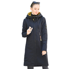 Load image into Gallery viewer, Women Warm Thin Cotton Long Outwear Hooded Parka Jacket freeshipping - Tyche Ace