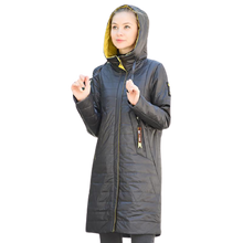 Load image into Gallery viewer, Women Warm Thin Cotton Long Outwear Hooded Parka Jacket freeshipping - Tyche Ace