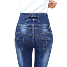 Load image into Gallery viewer, Women Warm Winter Pencil High Waist Stretchy  Skinny Denim Jeans freeshipping - Tyche Ace