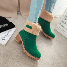 Load image into Gallery viewer, Women Winter Snow Warm Plush Faux Fur Ankle Thermal Boots freeshipping - Tyche Ace