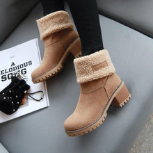 Load image into Gallery viewer, Women Winter Snow Warm Plush Faux Fur Ankle Thermal Boots freeshipping - Tyche Ace