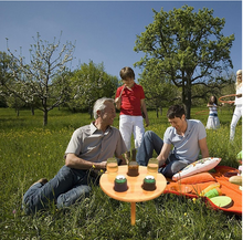 Load image into Gallery viewer, Wooden Portable Foldable Round Picnic Table freeshipping - Tyche Ace
