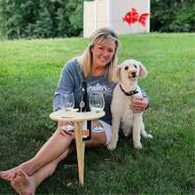 Load image into Gallery viewer, Wooden Portable Foldable Round Picnic Table freeshipping - Tyche Ace