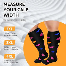 Load image into Gallery viewer, Men/Women Plus size Extra Large Compression Socks - Tyche Ace
