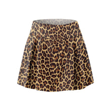 Load image into Gallery viewer, Women Performance Cheetah Print Skirt Skort -Tennis Golf Workout - Tyche Ace
