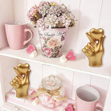 Load image into Gallery viewer, Resin Heart hand gesture home decorative accessories
