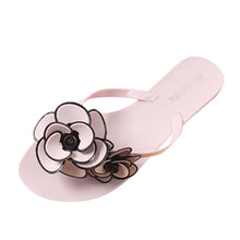 Load image into Gallery viewer, Women Comfortable Beach Camellia Slippers - Tyche Ace
