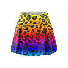 Load image into Gallery viewer, Women Performance Cheetah Print Skirt Skort -Tennis Golf Workout - Tyche Ace
