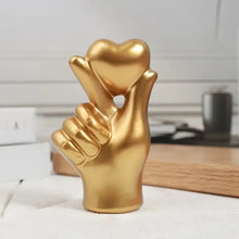 Load image into Gallery viewer, Resin Heart hand gesture home decorative accessories 
