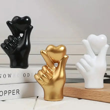 Load image into Gallery viewer, Resin Heart hand gesture home decorative accessories 
