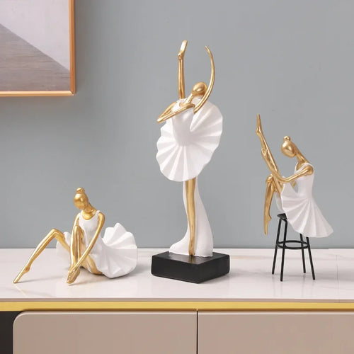 Ballet Dance Girl Resin Decoration -Minimalist Decorative Accessories