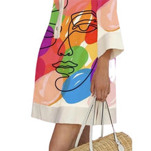 Load image into Gallery viewer, Women Style Contrast Summer Colourful Dress - Tyche Ace
