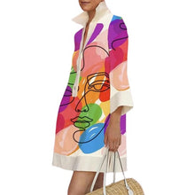 Load image into Gallery viewer, Women Style Contrast Summer Colourful Dress - Tyche Ace
