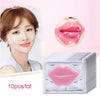 10Pcs Crystal Hydrating Anti-Wrinkle Collagen Lip Moisture Mask Patches freeshipping - Tyche Ace